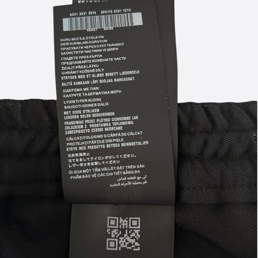 Prada Black Triangle Logo Cargo Pants - Picture 4 of 6